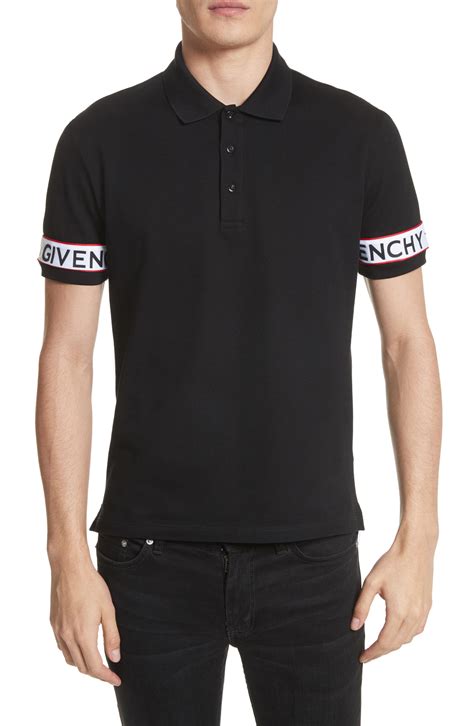 shirt givenchy uomo nera|givenchy polo shirts.